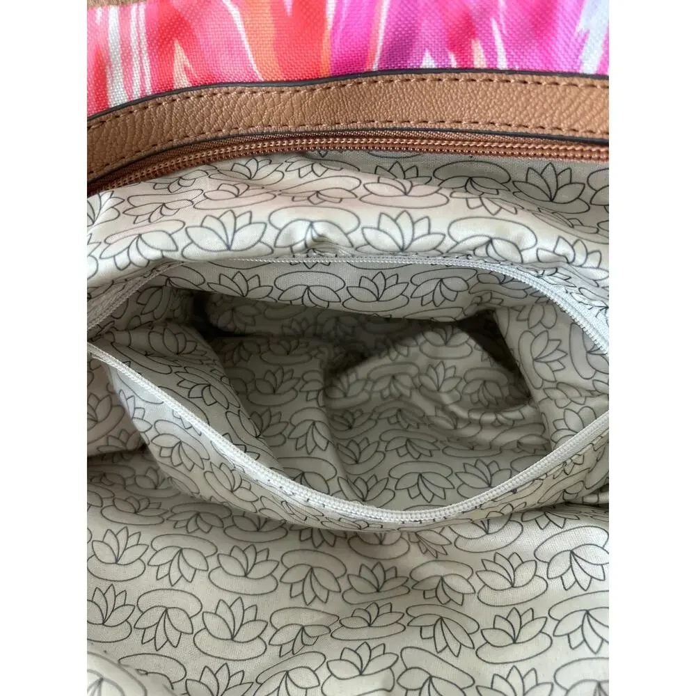 Lily Bloom Pink and Orange Handbag